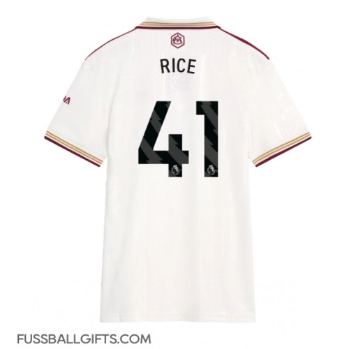 Arsenal Declan Rice #41 Fußballbekleidung 3rd trikot Damen 2025-26 Kurzarm